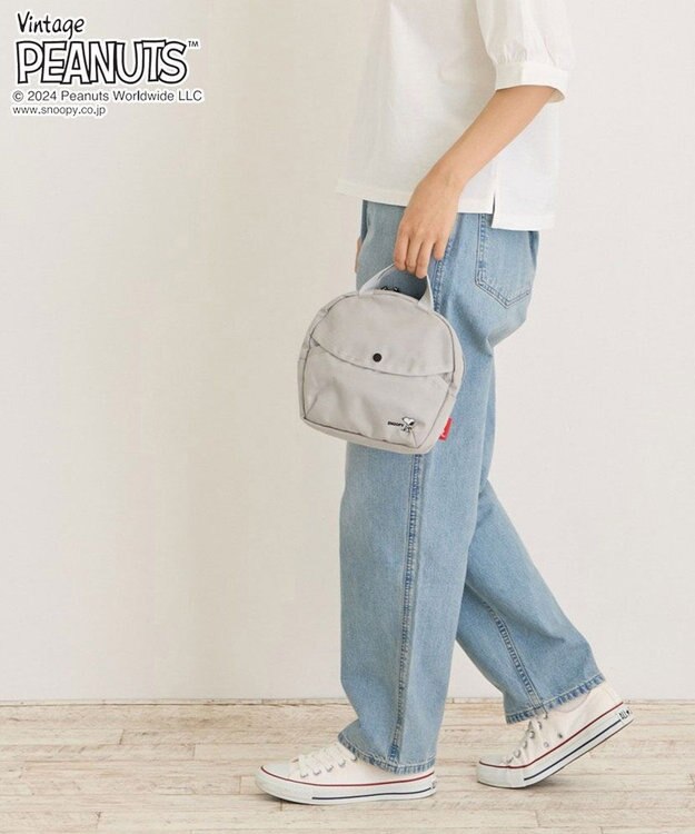 ROOTOTE 8583【スヌーピー】IP.ベビールー.シェル.ピーナッツ-9G 04：グレー