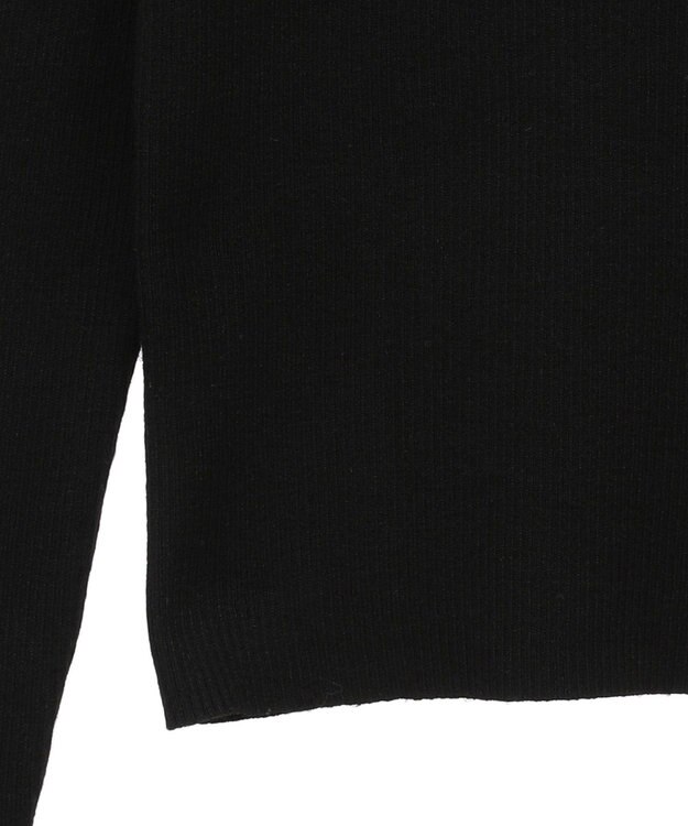 earth music&ecology ビックカラーオフショルニットプルオーバー Black