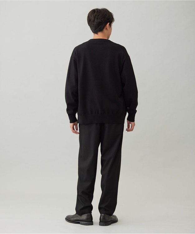 UNFILO MENS 【OCEANS YouTube 掲載/男女兼用】スムースシルキーニット カーディガン ブラック