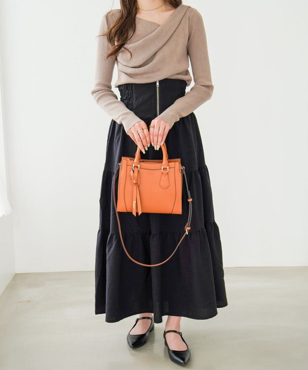 ACE BAGS & LUGGAGE Jewelna Rose クロフォード ハンドバッグ 本革 11921 ジュエルナローズ ショルダーバッグ 2way 【新色】ラスティキャメル