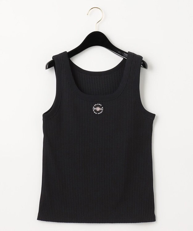 GRACE CONTINENTAL リブニットタンクトップ ブラック