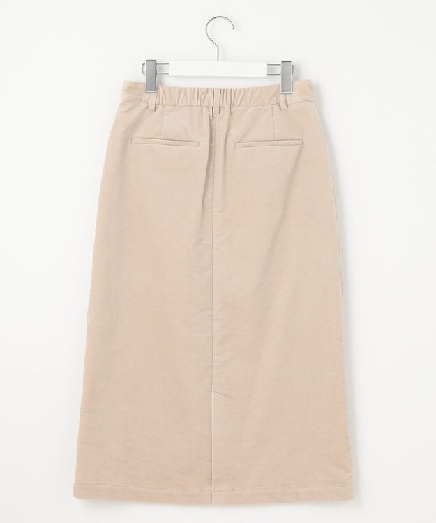 J.PRESS LADIES 【洗える】ハイブリッドAIRDUROY スカート ベージュ系