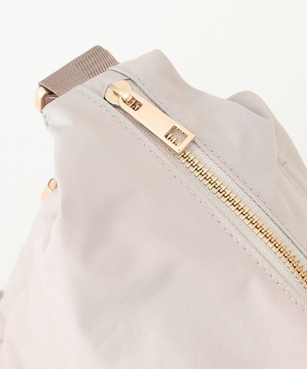 23区 ドローストリング ショルダー バッグ ベージュ系