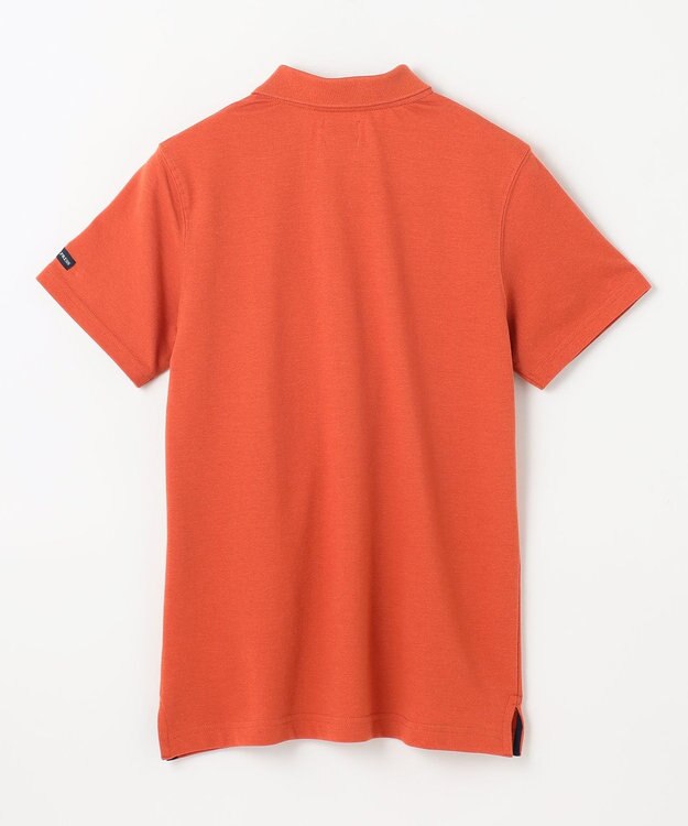 J.PRESS KIDS 【140-170cm】T/C ライト カノコ 半袖ポロシャツ オレンジ系