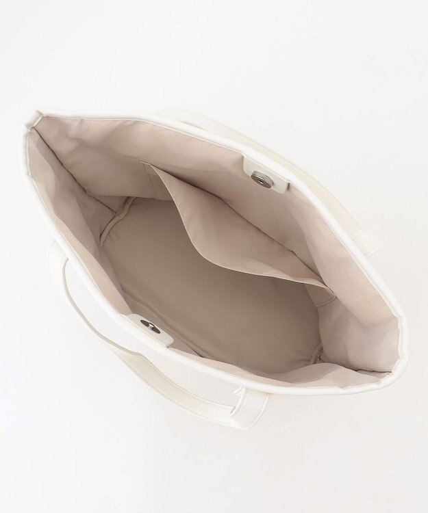 ANY SIS ストライプカラー かごバッグ アイボリー系1