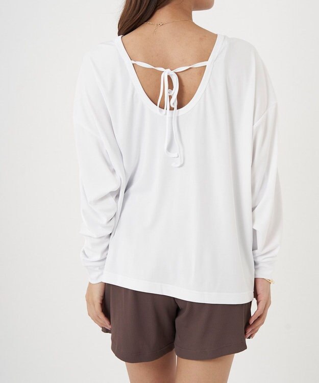 OP／FILA 【ocean pacific】ラッシュガード付き水着4点セット キャミデザイン ブラウン