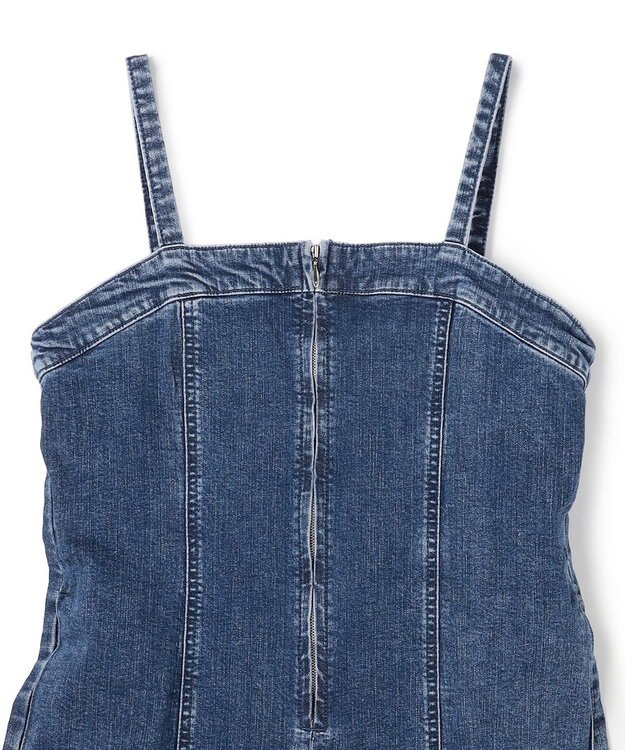 UNFILO L UNFILO DENIM オールインワン ミッドブルー