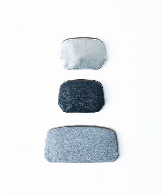 FOLNA RD ショート天溝がま口 財布 ブラック