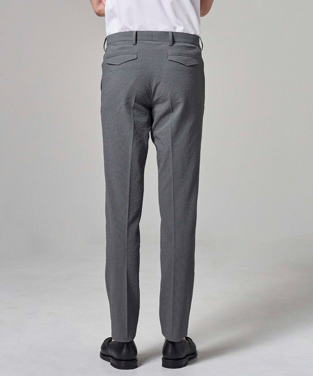 JOSEPH HOMME 【WEB・一部店舗限定】 エアーグリットサッカーストレッチ　テーパードパンツ / CITY グレー系