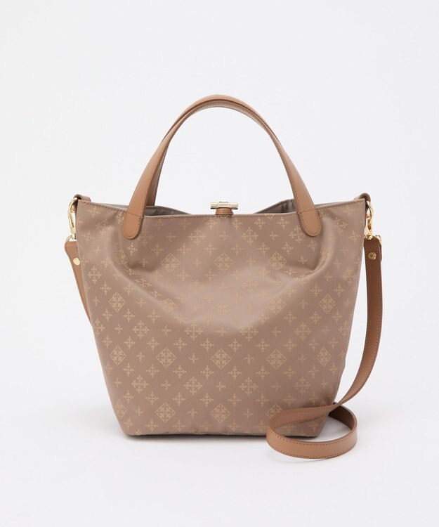 russet ナイロンジャガード2WAYミニトートバッグ(SF-260) Mocha