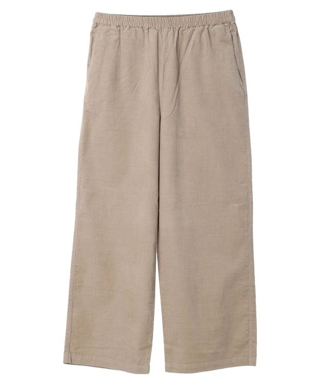 CRAFT STANDARD BOUTIQUE コーデュロイリラックスパンツ Gray Beige