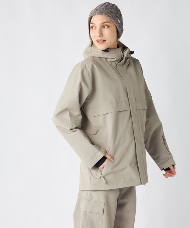 OP／FILA 【ocean pacific】スノーウェア ワークスタイルジャケット ベージュ