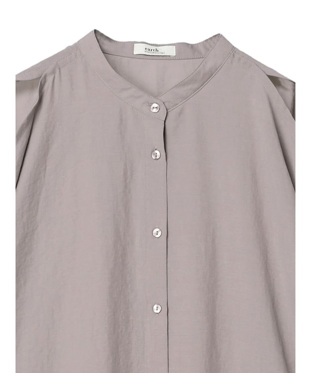 earth music&ecology ショルダースリットシャツ Mocha