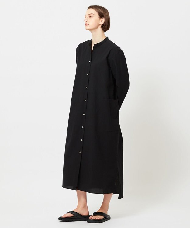 BEIGE， 【WEB限定】GILLES / シャツワンピース Black