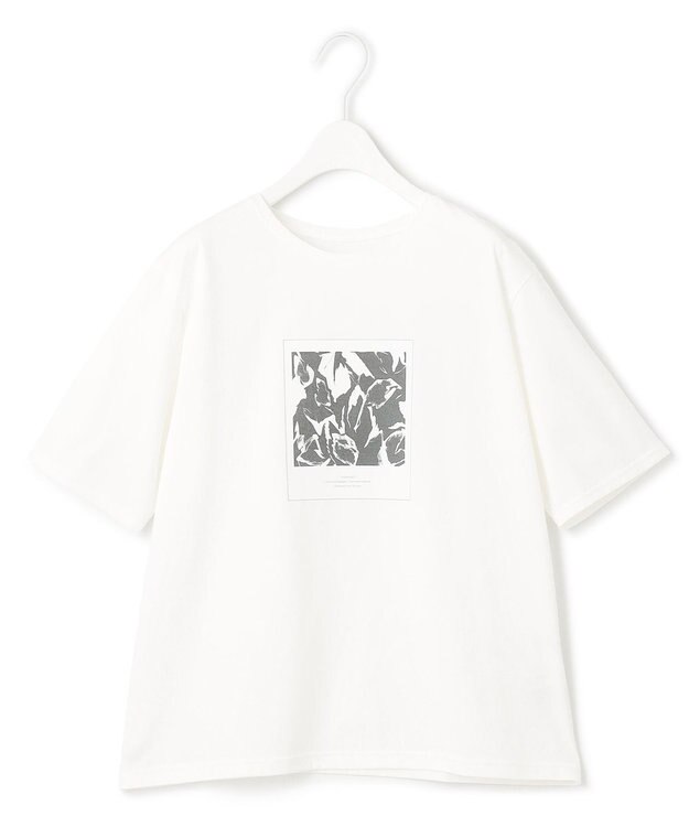ICB 【洗える】 ロゴTEE カットソー オフホワイト系