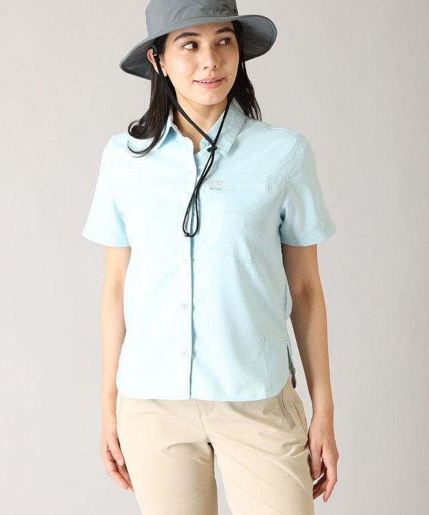 Columbia Columbia/ シルバーリッジユーティリティIIショートスリーブシャツ /コロンビア Marine Light