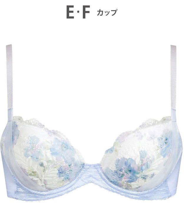 Wing 3/4カップブラ 【エアリーソフトブラ】 ふんわり軽いつけごこち　ウイング／ワコール　KB2201 ブルー