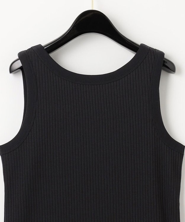 GRACE CONTINENTAL リブニットタンクトップ ブラック