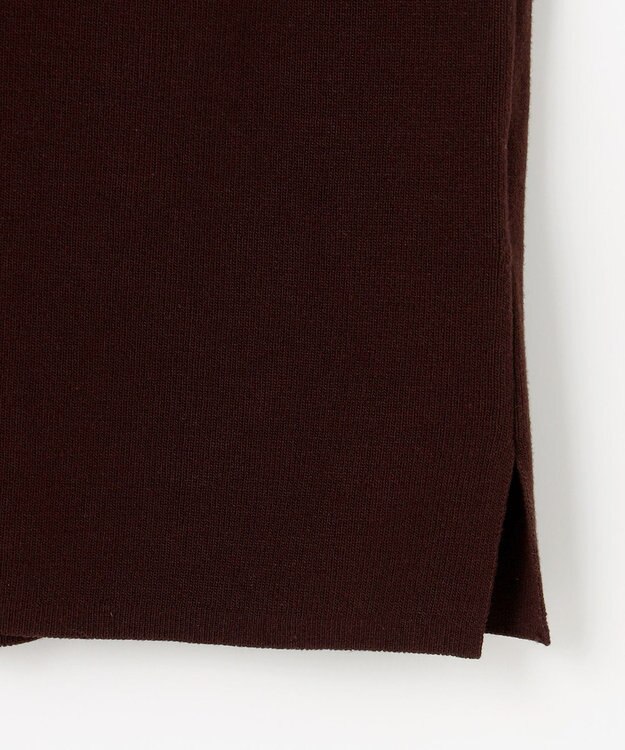 ANY SIS S 【洗える・UVカット】ビスチェ風 ニット チョコレート×ライトベージュ