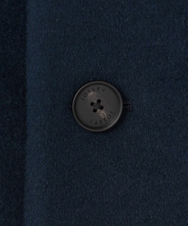 JOSEPH HOMME グロッシーウール　バルマカーンコート ネイビー系