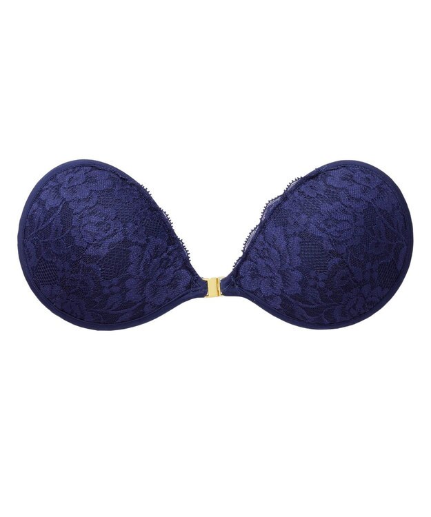 BRADELIS New York 【NuBra / ボリュームアップ】パテッドヌーブラ フルブルーム デザインヌーブラ ネイビー