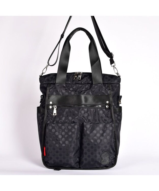 Y'SACCS 【PEANUTSコラボ】SNOOPY（スヌーピー） Polka Dots 3WAYリュック ブラック