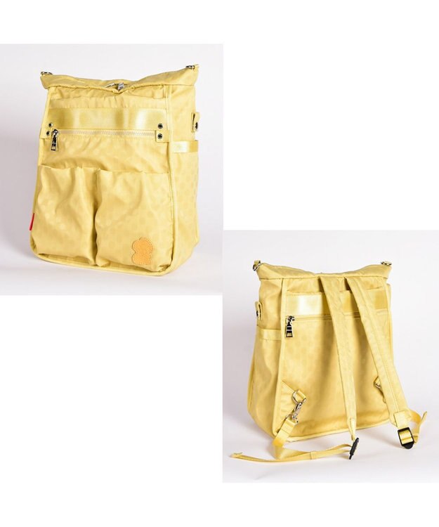 Y'SACCS 【PEANUTSコラボ】SNOOPY（スヌーピー） Polka Dots 3WAYリュック イエロー