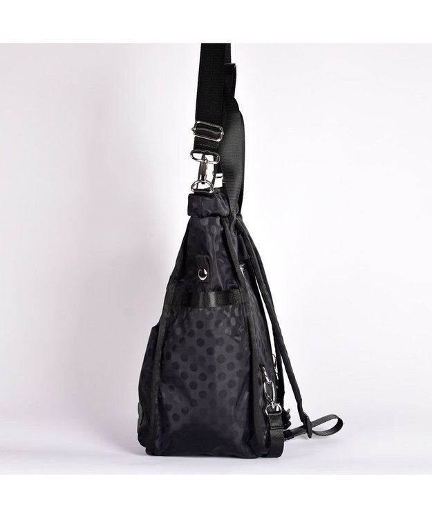 Y'SACCS 【PEANUTSコラボ】SNOOPY（スヌーピー） Polka Dots 3WAYリュック ブラック