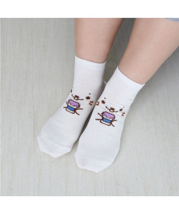 Mother garden しろたん 靴下 2足セット 〈顔ぼんミルク柄 顔ぼんおにぎり柄〉 13cm~16ｃｍ 17cm~20ｃｍ 21cm~24ｃｍ マルチカラー