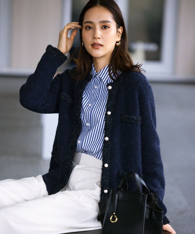 ツイードニット ジャケット / 組曲 | ファッション通販 【公式通販