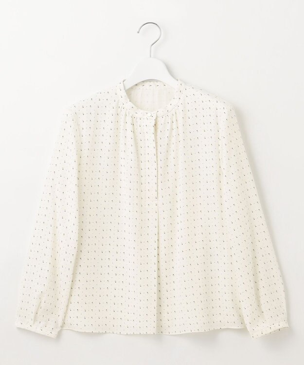 J.PRESS LADIES 幾何プリント カットソー オフベース系5