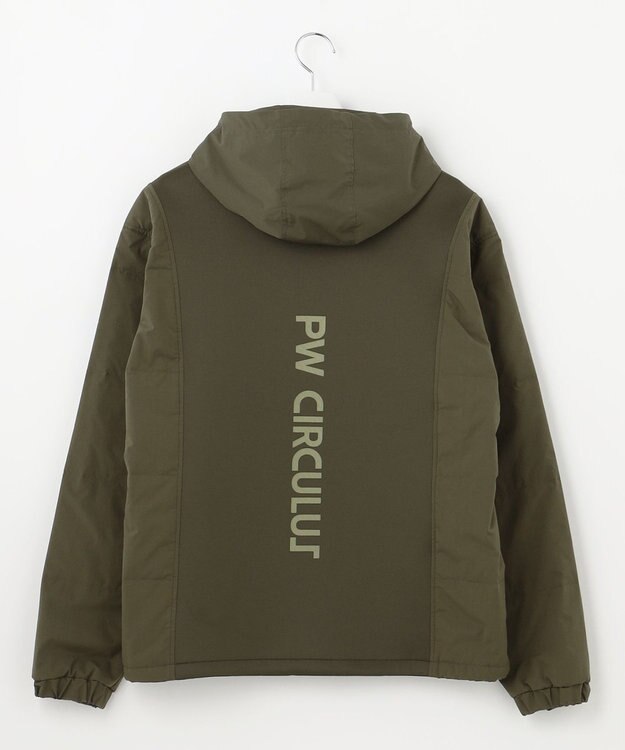 PW CIRCULUS 【MEN】中綿コンビデタッチャブルフーディ カーキ系