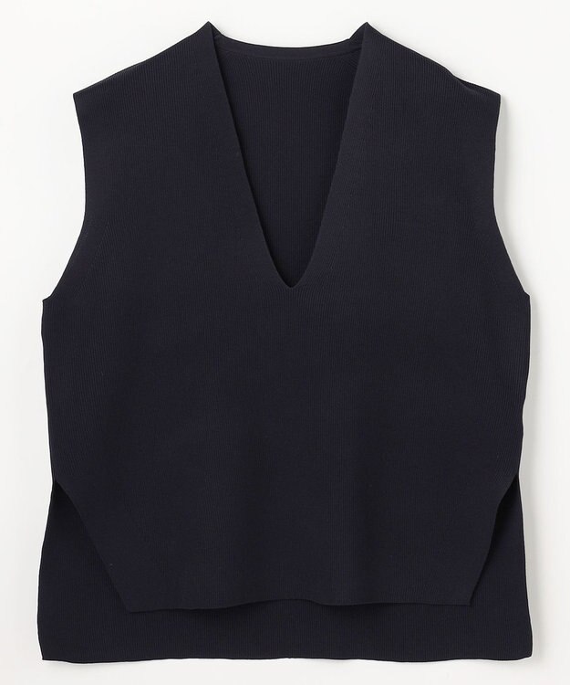 ANY Vネックニットベスト ネイビー