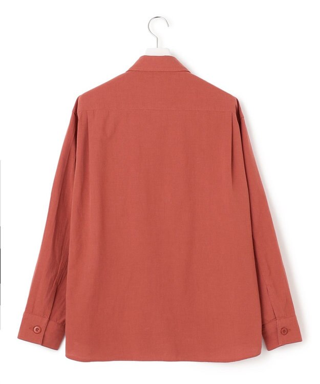 J.PRESS YORK STREET 【UNISEX】リネンCPO シャツジャケット ピンク系