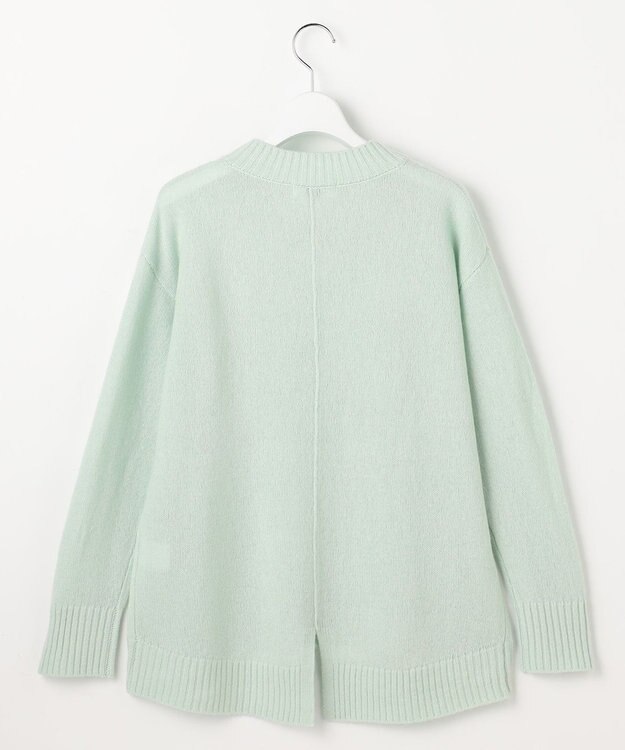 J.PRESS LADIES YAK BLEND Vネック ニット ライトミント系