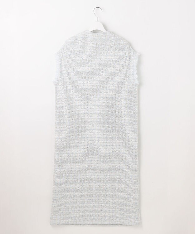 自由区 【Precious 5月号掲載】【カトリエムブーケ】Couleur tweed ツイードワンピース サックス系