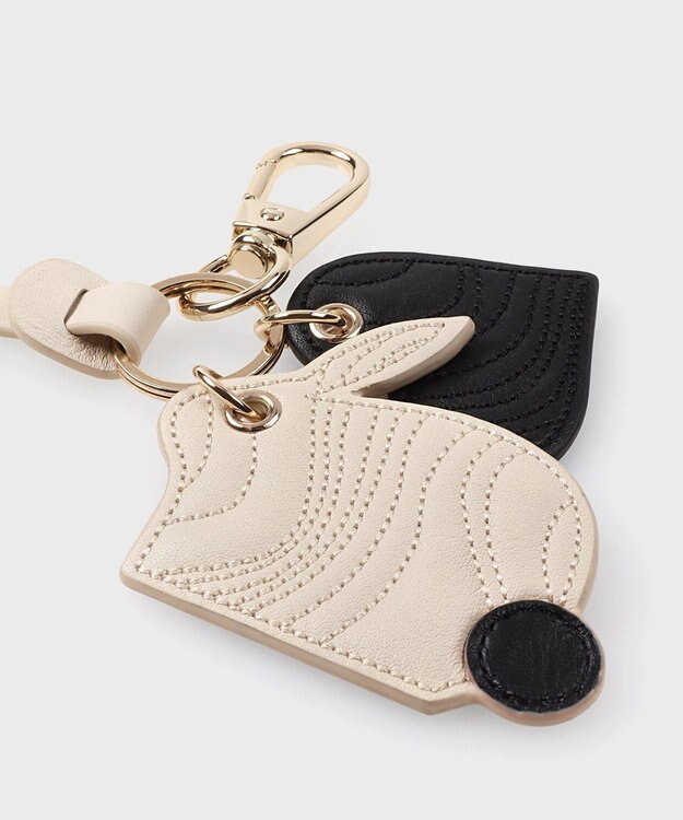 Paul Smith キルティングスワール キーリング アイボリー