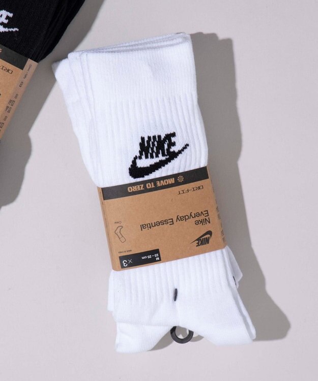 WEGO NIKE　NSW　エブリデイエッセンシャルクルーソックス ホワイト