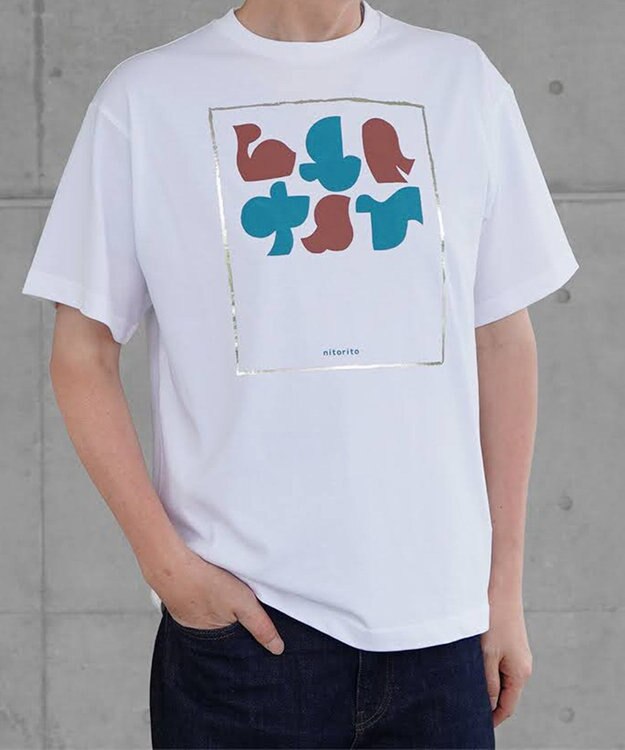 nitorito 【UNISEX】irodori Tシャツ blue
