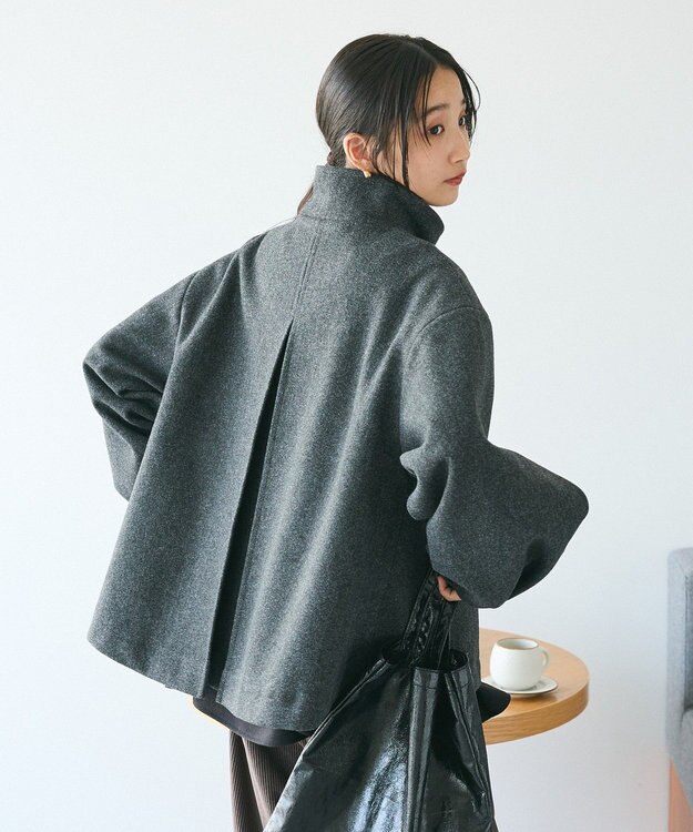 CRAFT STANDARD BOUTIQUE ソデタックスタンドコート Charcoal Gray
