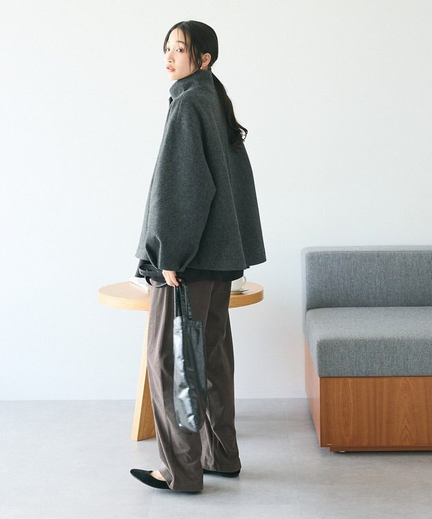 CRAFT STANDARD BOUTIQUE ソデタックスタンドコート Charcoal Gray