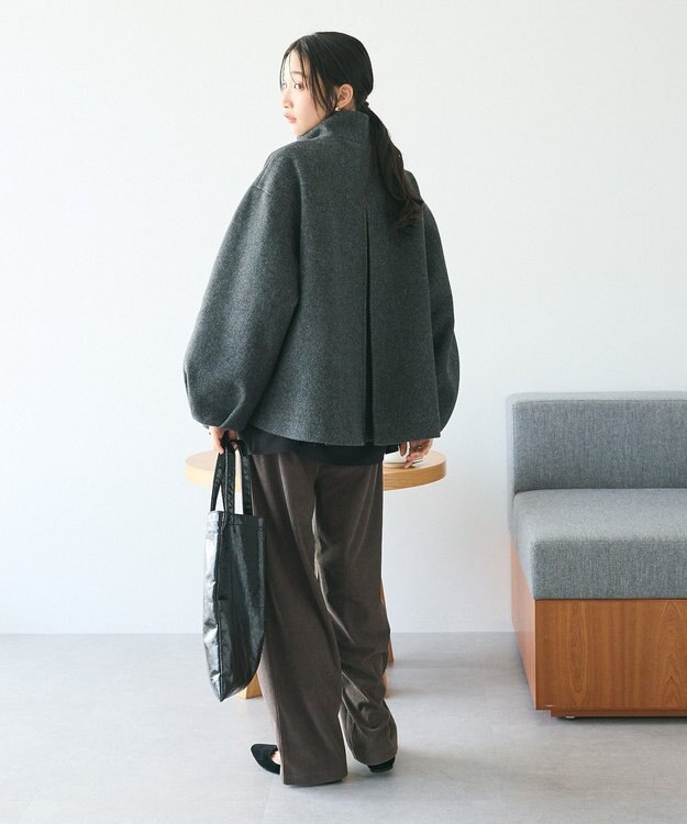 CRAFT STANDARD BOUTIQUE ソデタックスタンドコート Charcoal Gray