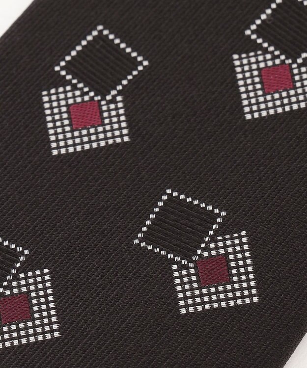 JOSEPH HOMME アトミックジャガード　ネクタイ ブラック系7