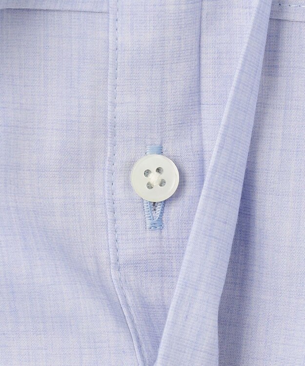 J.PRESS LADIES L 【洗える】ラミーポプリン ティアード ブラウス サックス系