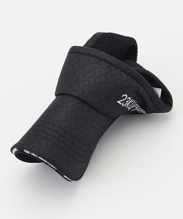 23区GOLF 【UNISEX】】コンビバイザー ブラック系