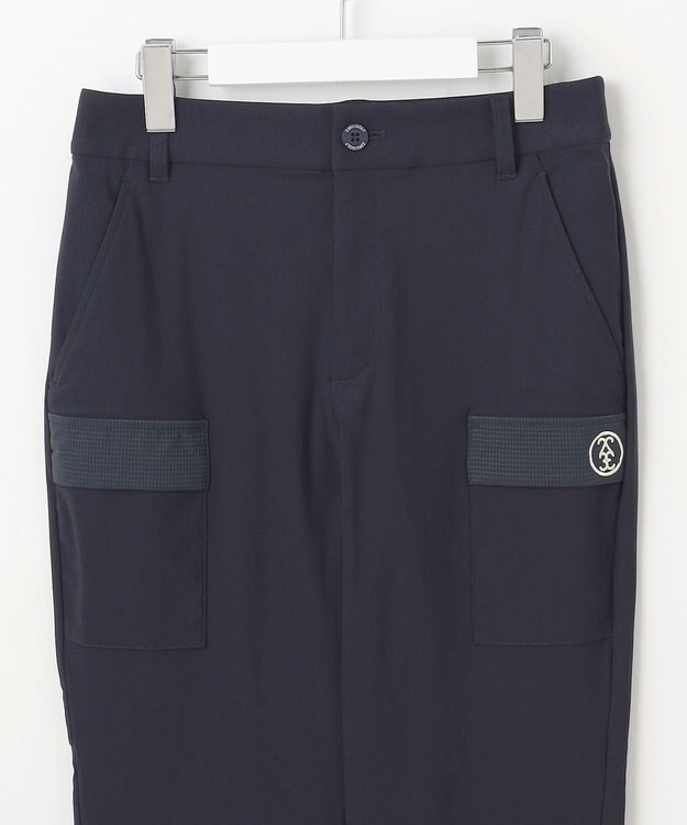 23区GOLF 【WOMEN】【UVケア/接触冷感】驚きの伸縮性で大人気 完売間近のカーゴパンツ 大きめポケット完備 ネイビー系