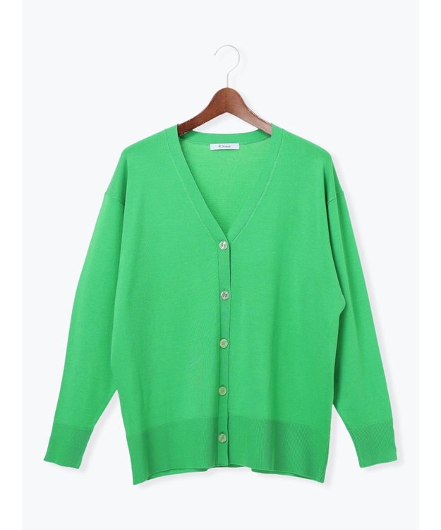 Te chichi 【雑誌掲載アイテム】2WAYカシュクールVネックカーディガン《2026 spring catalog item》 グリーン