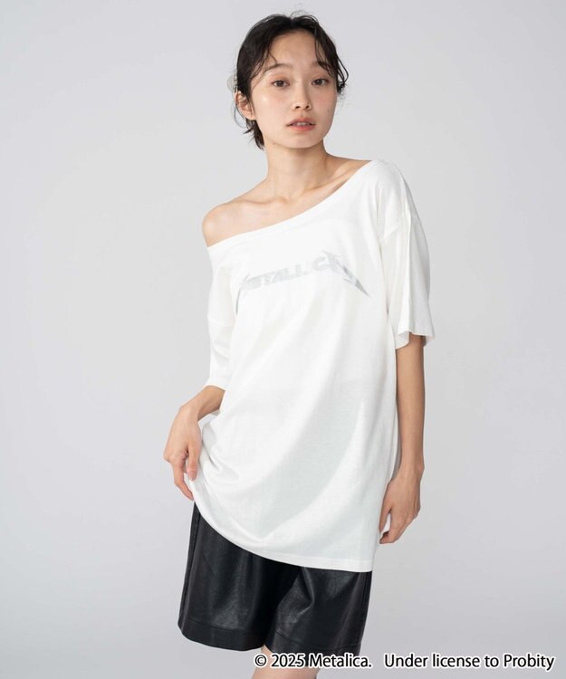 WEGO 別注MetallicaオフショルビッグT 柄4