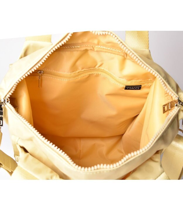 Y'SACCS 【PEANUTSコラボ】SNOOPY（スヌーピー） Polka Dots 3WAYリュック イエロー