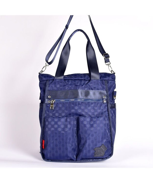 Y'SACCS 【PEANUTSコラボ】SNOOPY（スヌーピー） Polka Dots 3WAYリュック ネイビー